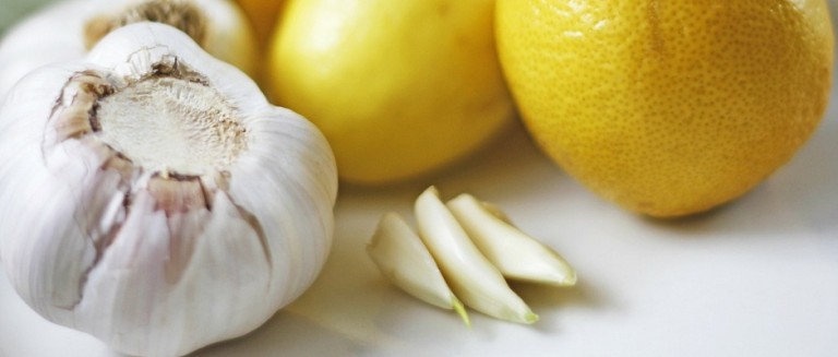 Knoblauch Zitronen Kur